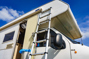 cleaning mildew off RV exterior surfaces