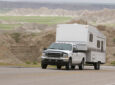 truck pulling RV - best vehicles for towing a travel trailer