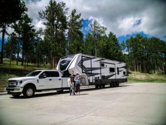 5th wheel remodel on truck