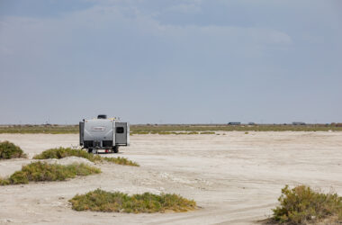 RV boondocking in desert site - Feature photo for DIY RV Projects