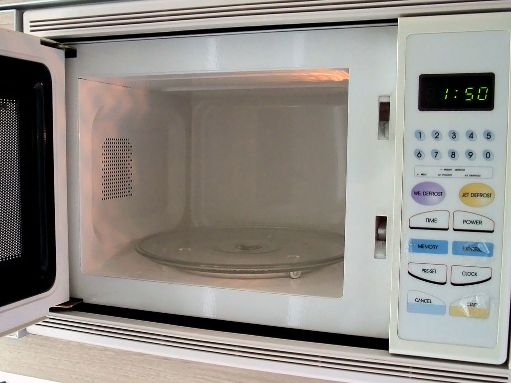 An RV microwave not working with door open