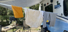 doing laundry while RVing