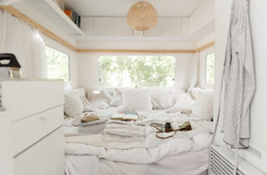 camper interior - feature image for RV decor ideas