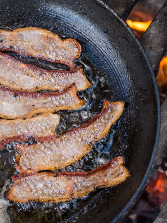 12 Ways To Reuse Leftover Bacon Grease While Camping