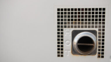 "Hot" Letters on a RV Water Heater Vent