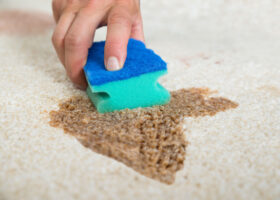 RV carpet stain removal