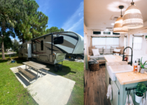 See The Before & After Of This Fifth Wheel Camper Renovation
