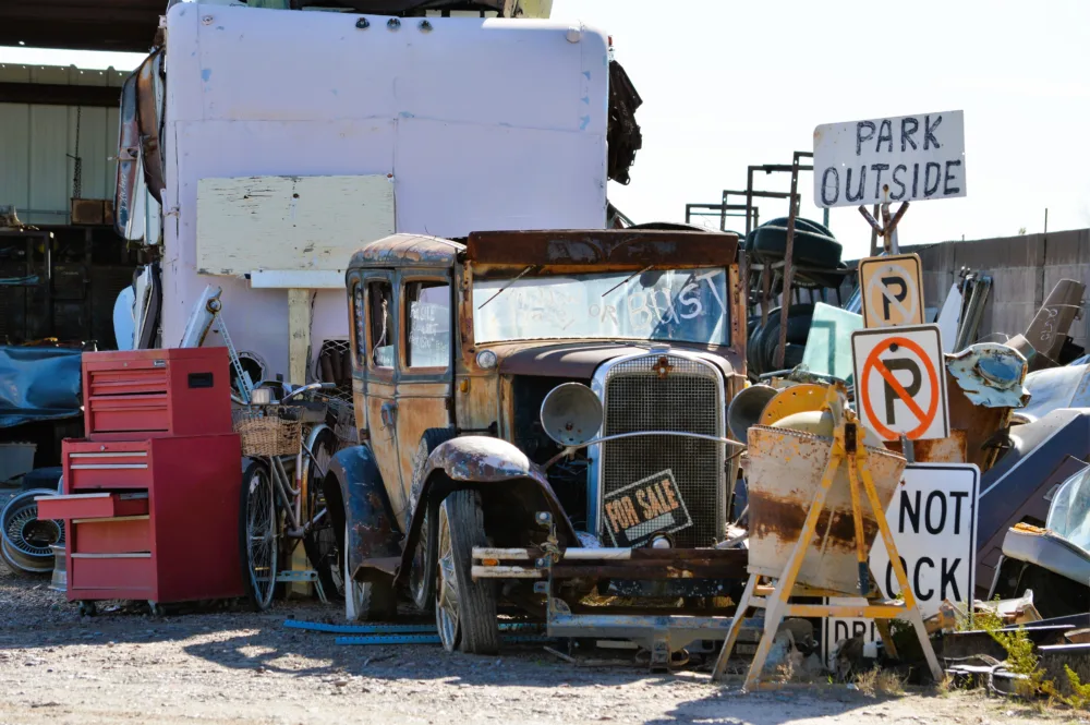 salvage yard, where you can find discontinued RV parts