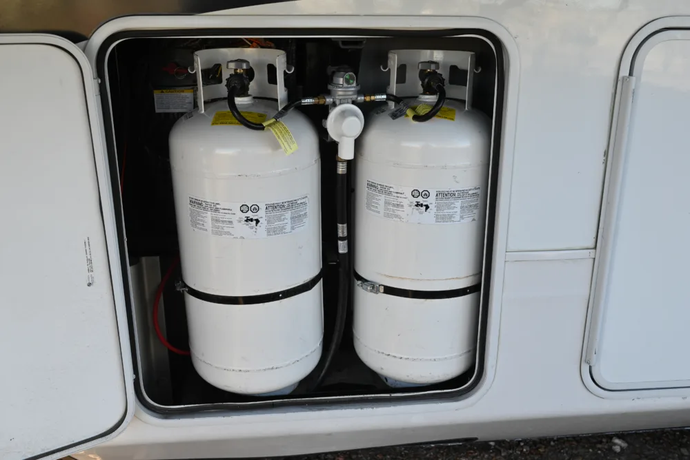 RV propane cylinders (Image: Gwendolyn Call)
