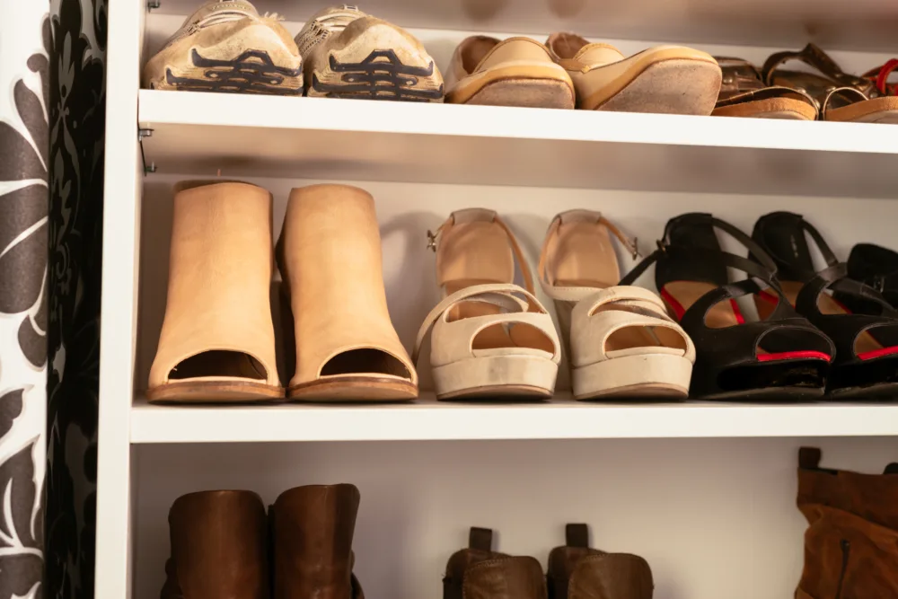 shoe storage in RV