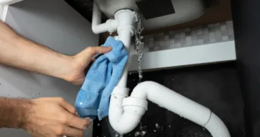 RV plumbing leaking under sink