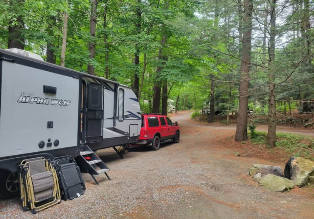 RV site at Spacious Skies Campgrounds - Minute Man